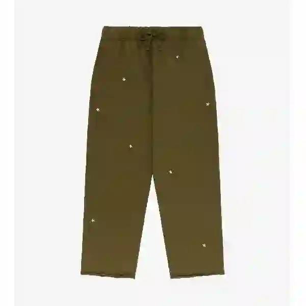 ALD Green Embroidered Sweatpant
