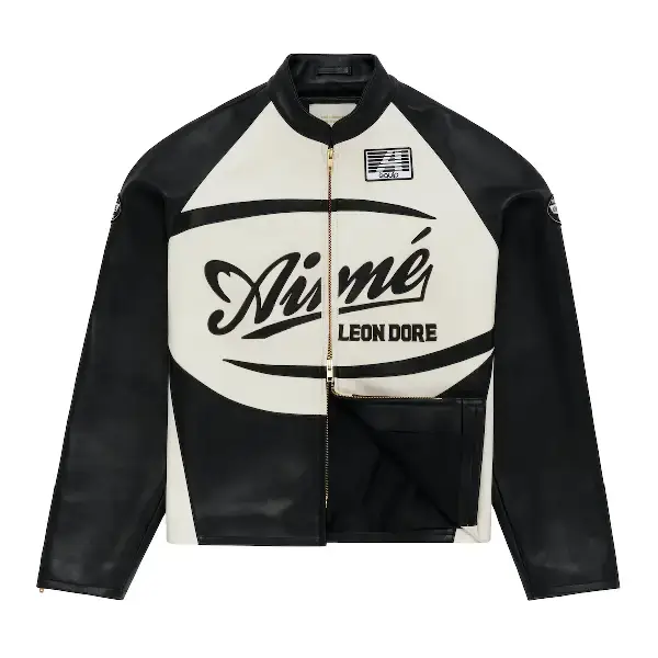 Aime Leon Dore Cafe Racer Leather Jacket