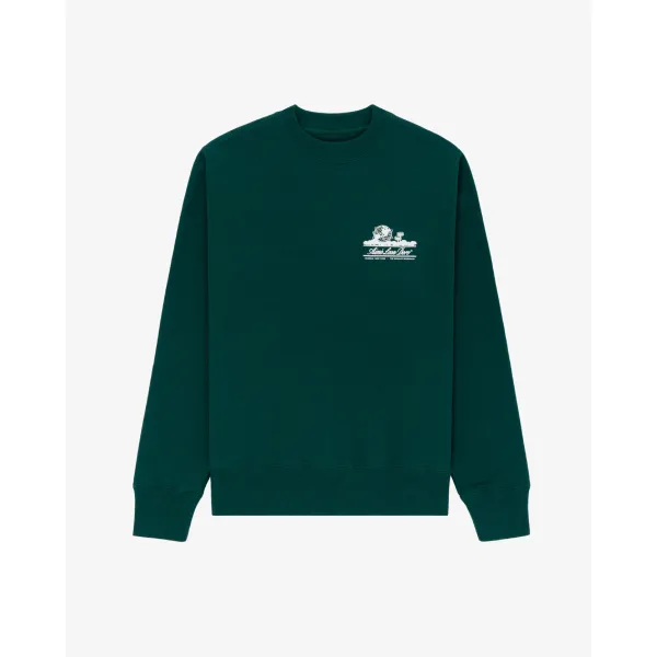 Aime Leon Unisphere Crewneck Green Sweatshirt Front