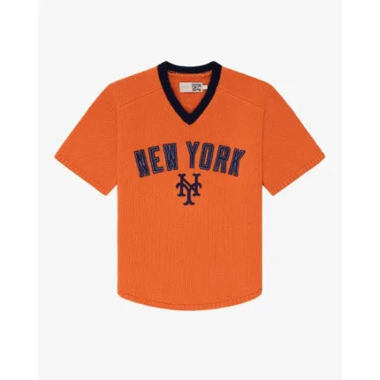 New York Mets Short-Sleeve Knit Sweater