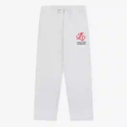 White ALD Sweatpant With Front logo